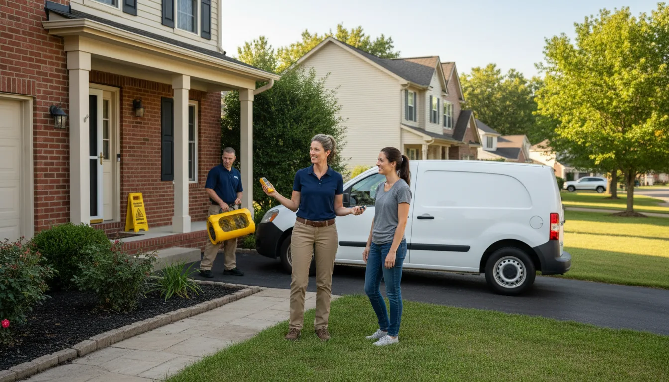 Water restoration image for Water Damage & Restoration Services in Lehr, ND